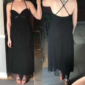 Vintage Elegant Black Dress